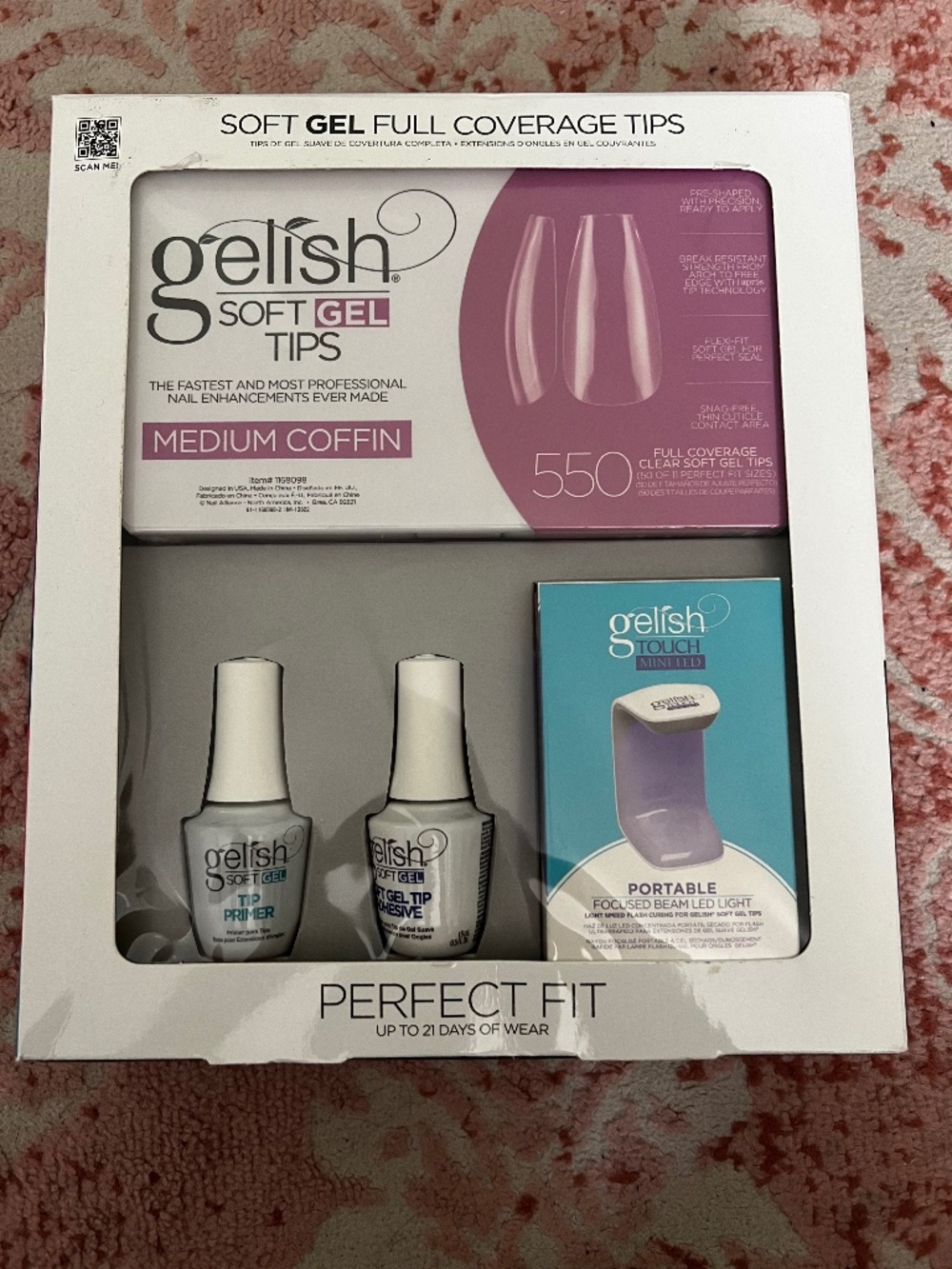 GELISH SOFT GEL™ KIT MEDIUM COFFIN (550CT)